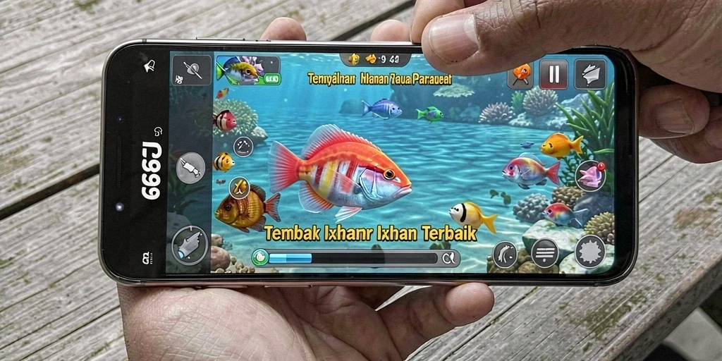 Screenshot gameplay 666J menampilkan aksi menembak ikan yang seru.