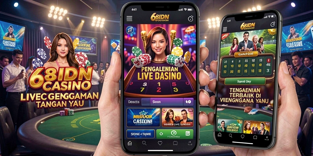 Screenshot gameplay Live Casino 68IDN yang menggambarkan suasana seru.