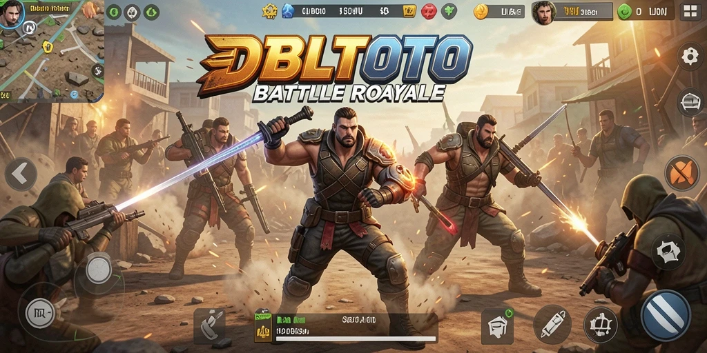 Gameplay seru pertarungan Battle Royale yang mendebarkan