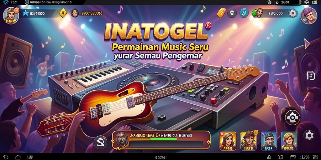 Screenshot gameplay menarik dari aplikasi musik INATOGEL.