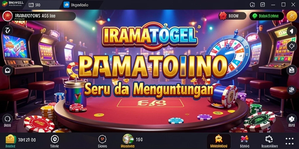 Screenshot gameplay IRAMATOGEL menampilkan permainan Kasino yang mendebarkan.