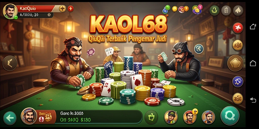Tampilan gameplay QiuQiu yang menarik dan kompetitif.
