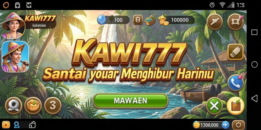 Tampilan gameplay KAWI777 yang menarik dan menyenangkan.