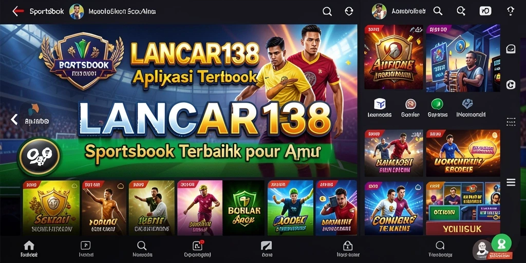 Tampilan utama <strong>LANCAR138</strong> menunjukkan pilihan taruhan yang beragam dan antarmuka yang menarik.