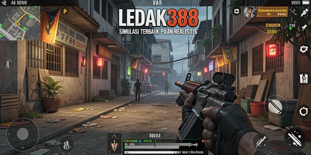 Screenshot utama LEDAK388 menampilkan gameplay simulasi yang seru dan interaktif.