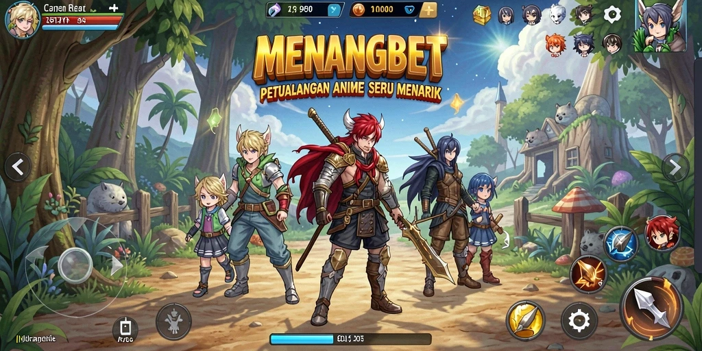 Gameplay seru dan interaktif dalam dunia Anime.