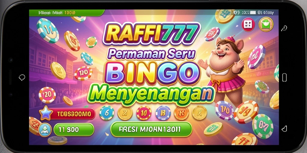 Screenshot gameplay RAFFI777 yang menampilkan keseruan bermain Bingo.