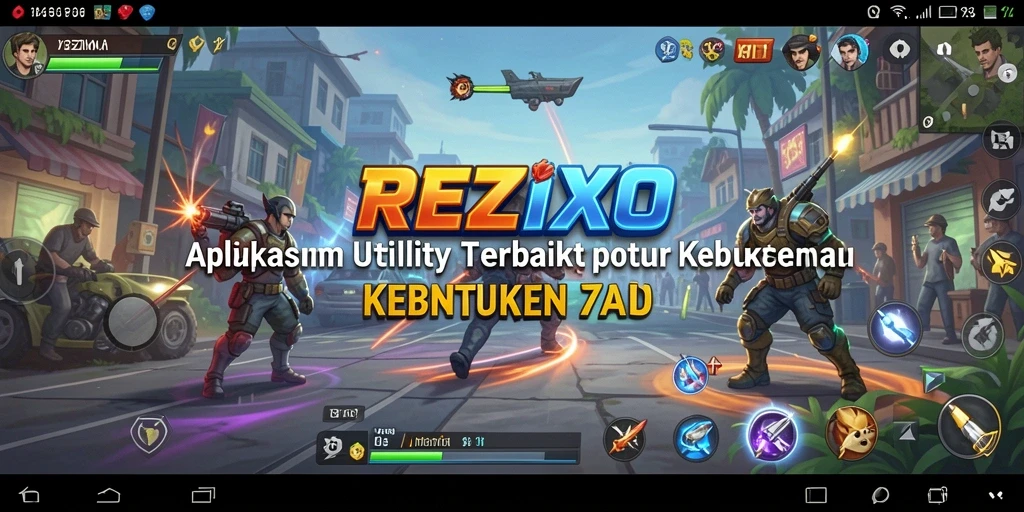 Tampilan aplikasi REZIXO dengan antarmuka yang intuitif dan mudah digunakan.