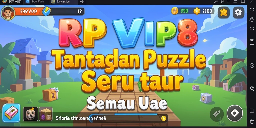 Tampilan gameplay RPVIP8 dengan tantangan puzzle yang menarik.