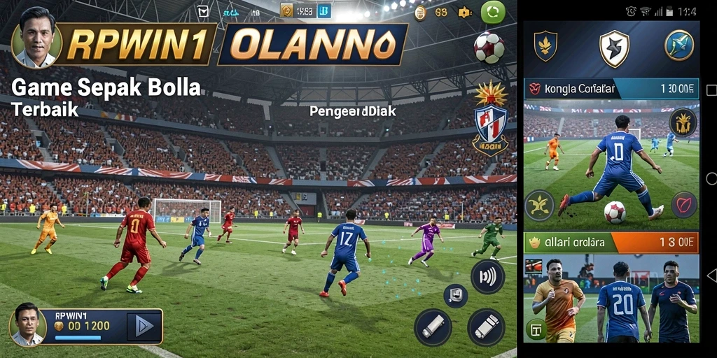 Tampilan gameplay RPWIN1 yang menegangkan dan kompetitif.