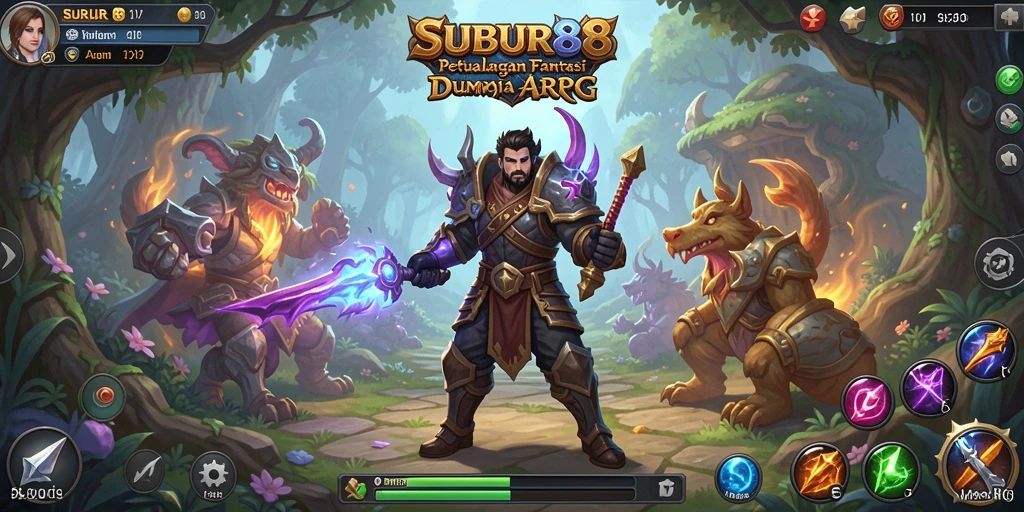 Tampilan mendebarkan dari aksi gameplay ARPG di SUBUR88.