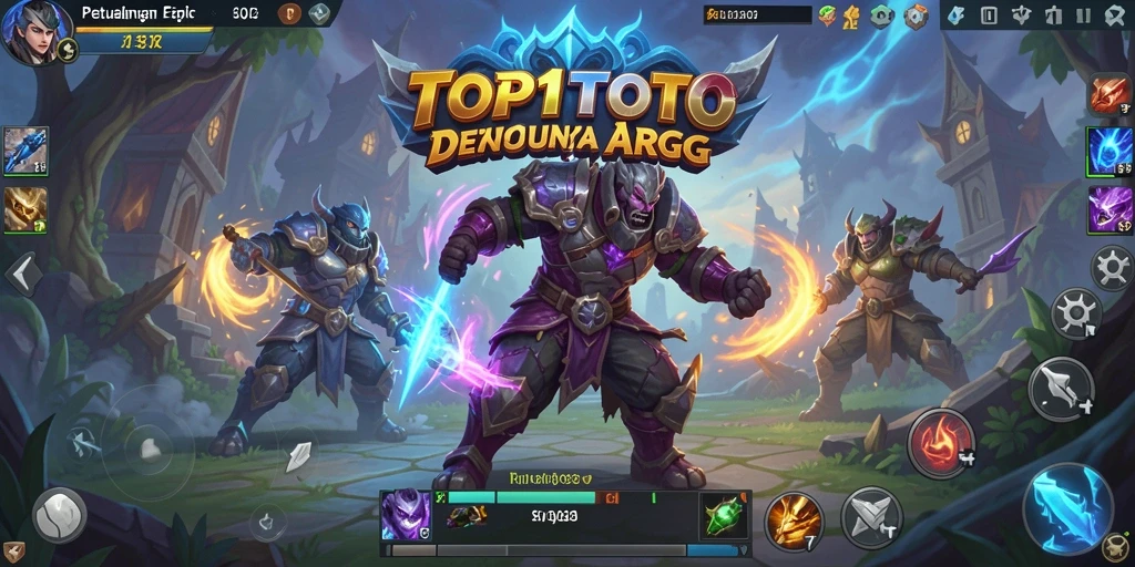 Tampilan gameplay seru dalam petualangan ARPG di TOP1TOTO.