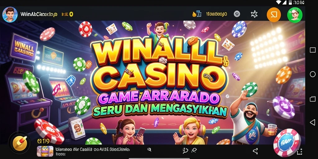 Tampilan gameplay seru dan penuh tantangan di WINALLCASINO.