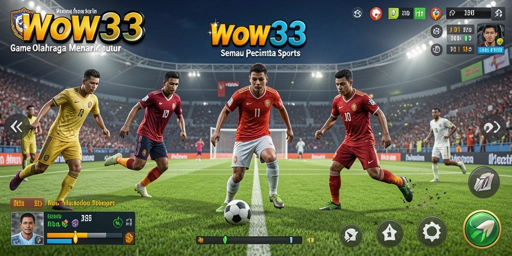 Tampilan gameplay WOW33 yang menegangkan dan seru dalam olahraga.