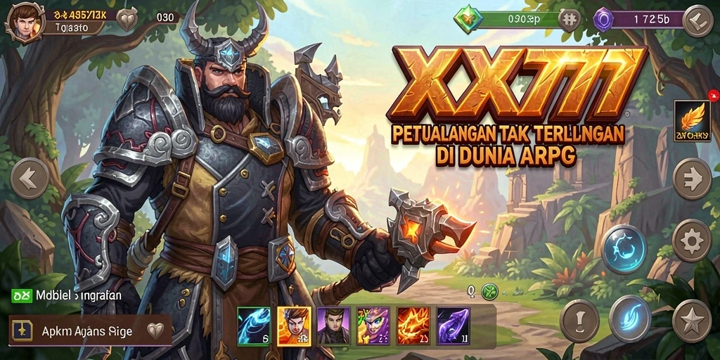 Gameplay menegangkan dalam petualangan ARPG XXX777.